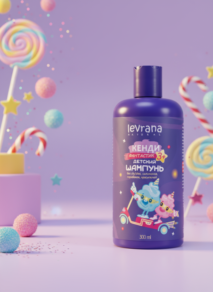 Детский шампунь Кенди Фантастик, 3+, 300 мл