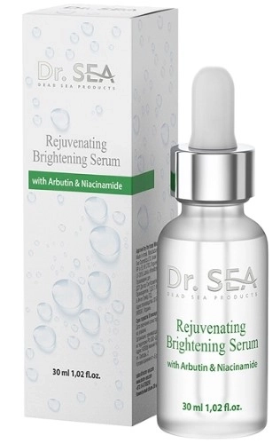 Сыворотка омолаживающая осветляющая с арбутином и ниацинамидом Dr sea, 30 мл