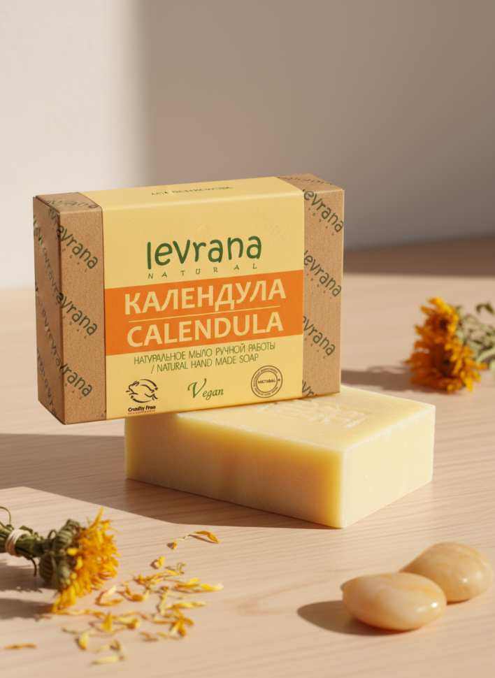 "Календула", натуральное мыло ручной работы