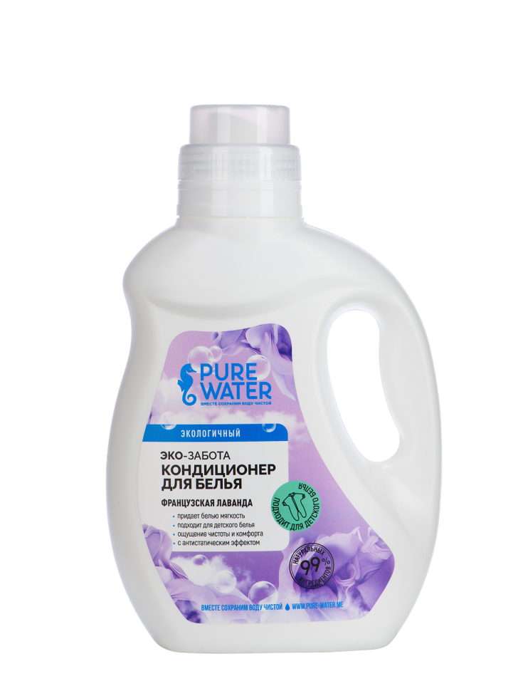 Кондиционер для белья Французская Лаванда Pure Water, 1 л