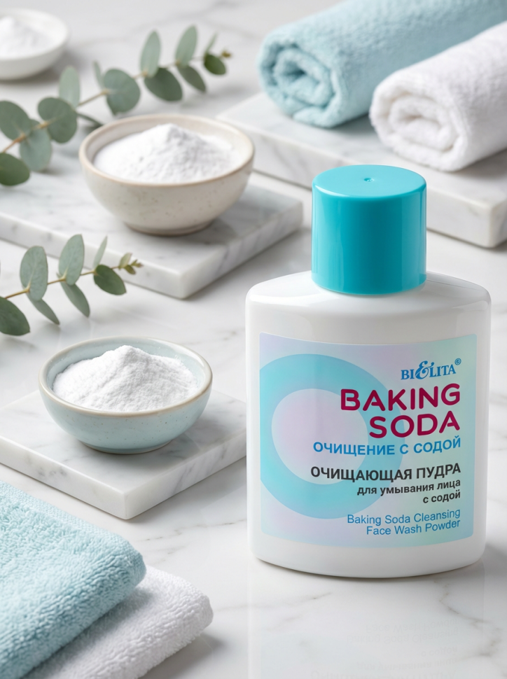 Baking Soda Пудра для умывания лица Очищающая с содой 53 г