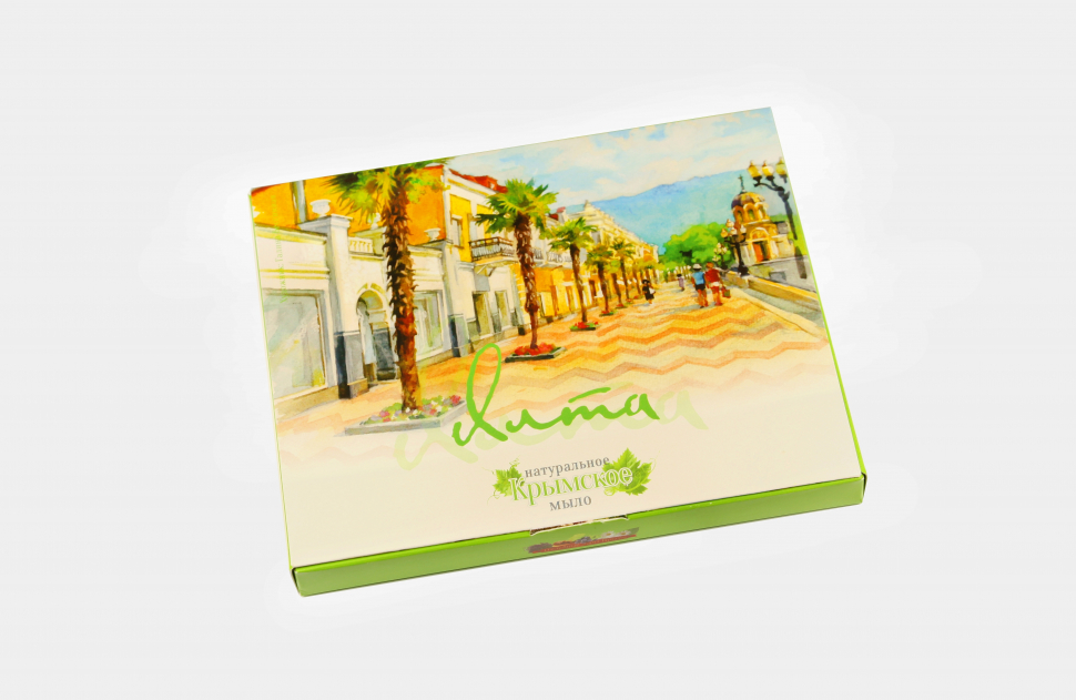 Набор крымского мыла Ялта Акварели Крыма, 4 шт. по 50 г Набор крымского мыла Ялта Акварели Крыма, 4 шт. по 50 г
