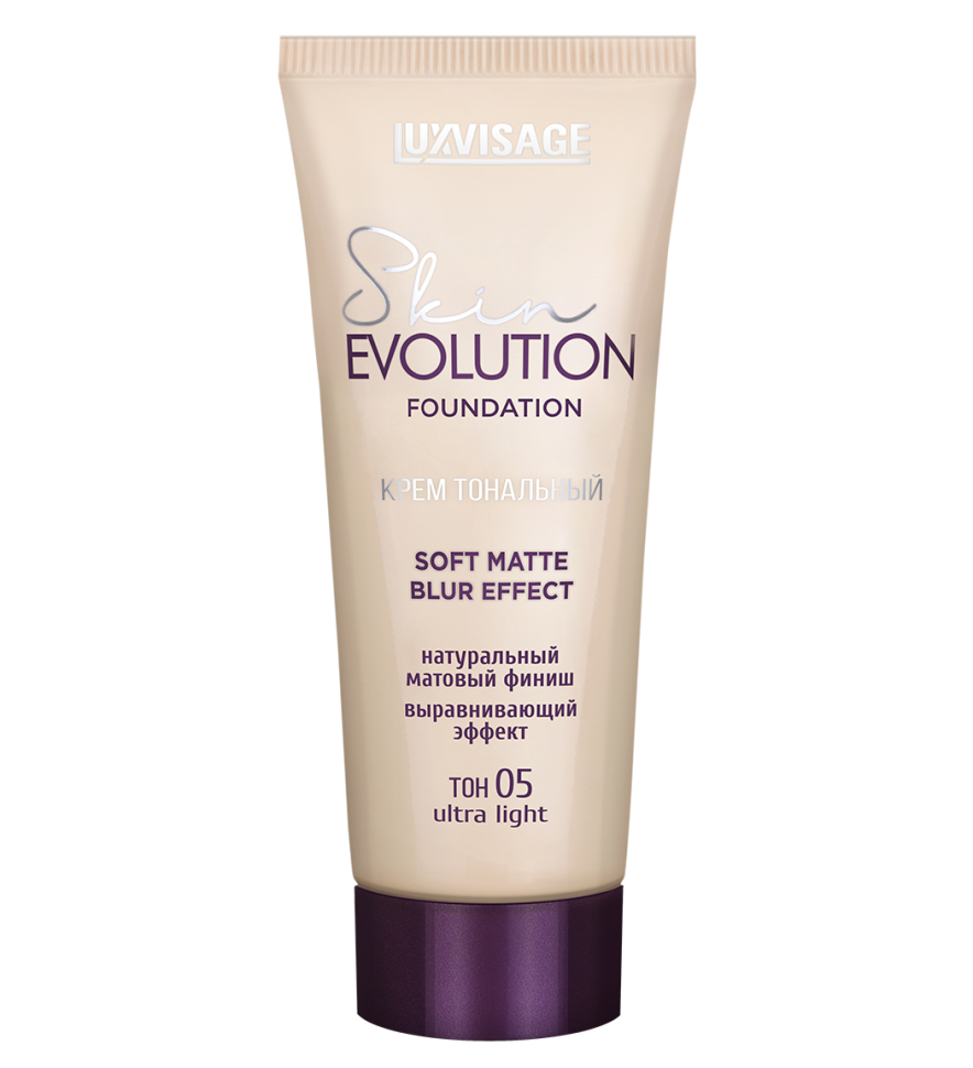 Тональный крем Матовый финиш, выравнивающий № 05 Ultra light, Skin evolution, 35 мл