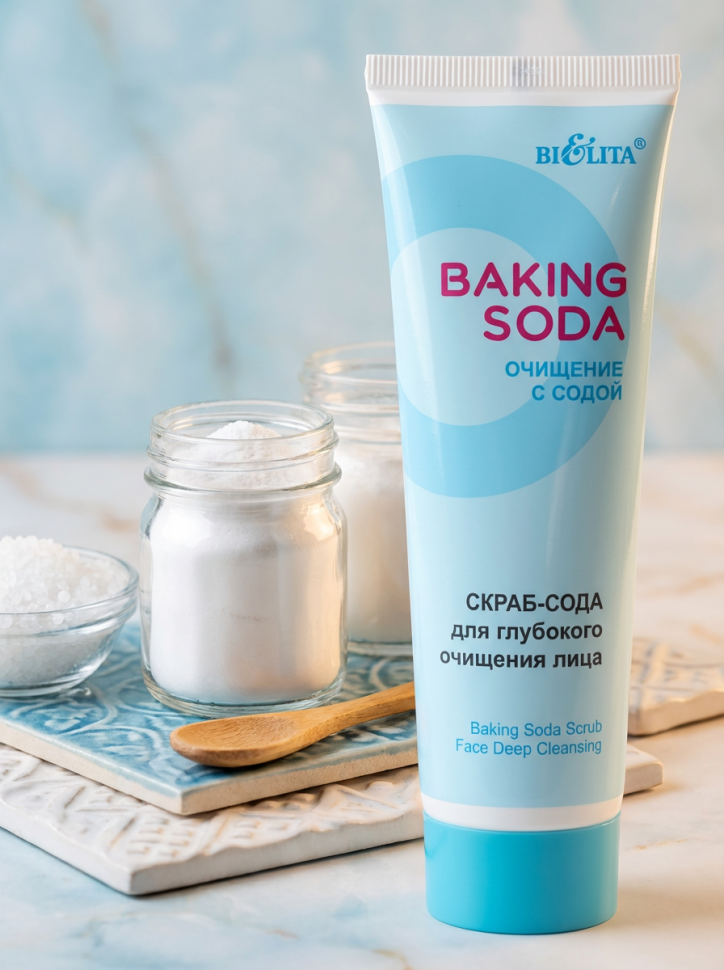 Скраб для глубокого очищения лица, Baking Soda ,100 мл