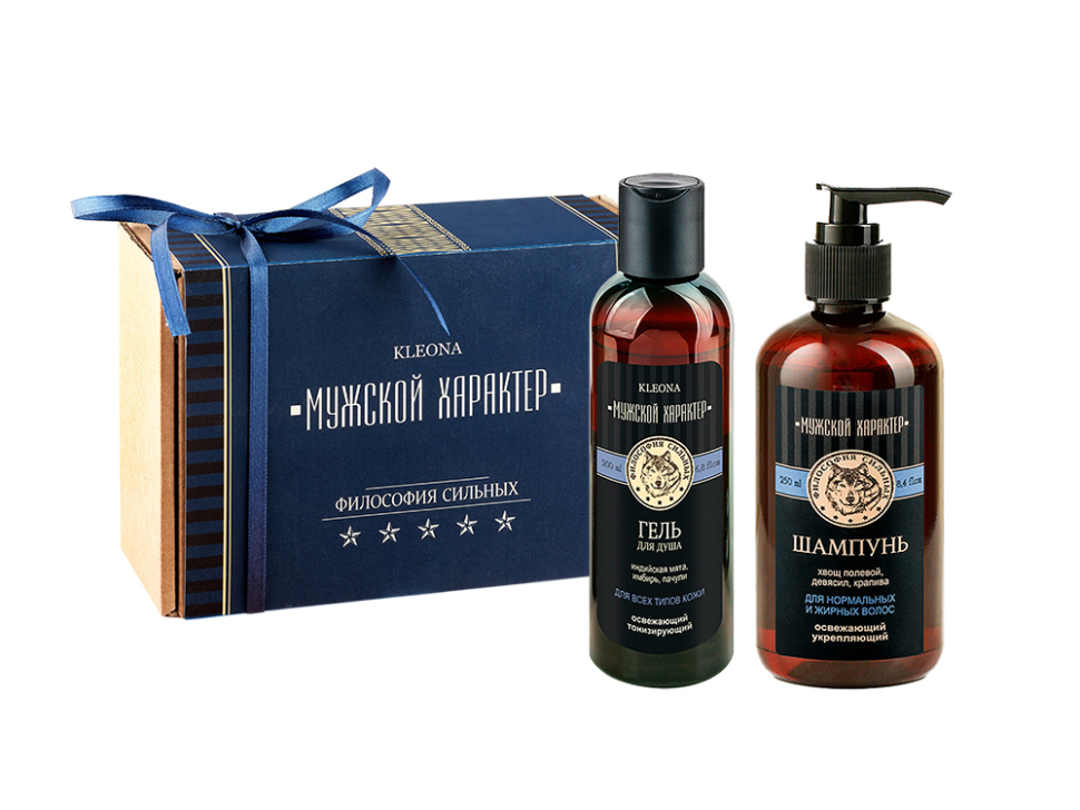 Подарочный набор № 3 Мужской характер (Гель для душа, шампунь)