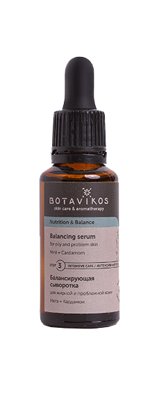 Сыворотка балансирующая для жирной и проблемной кожи Мята + Кардамон Nutrion &amp; Balance, 30 мл