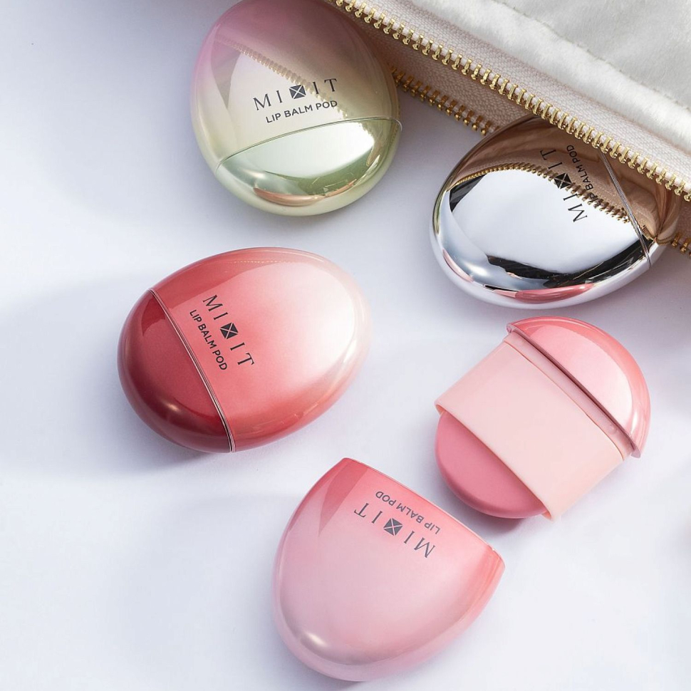 Питательный бальзам для губ, 02 matcha bloom (нежно-зеленая), зеленое яблоко