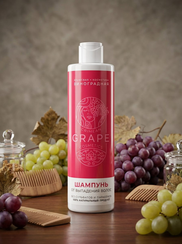 Шампунь От выпадения волос Виноградная, 200 мл