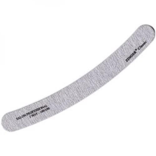 Пилка-наждак zo 102-4 2-сторонняя бумеранг серая 100/180