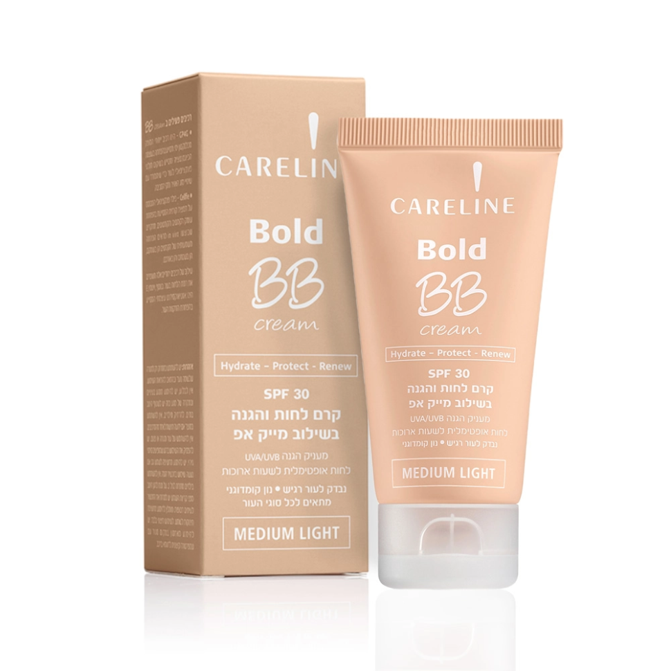 BB крем bold медиум лайт (теплый бежевый) spf 30, Careline, 50 мл