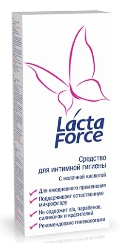911 Lactaforce средство для интимной гигиены с молочной кислотой, 200 мл