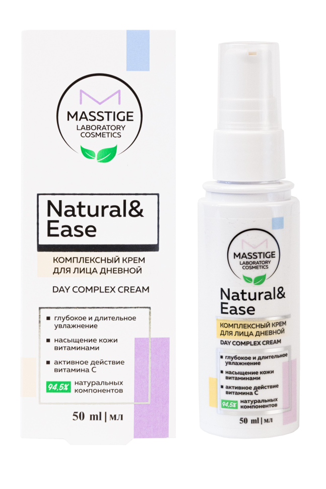 Дневной крем для лица Комплексный Natural&amp;Ease глубокое и длительное увлажнение, 50 мл