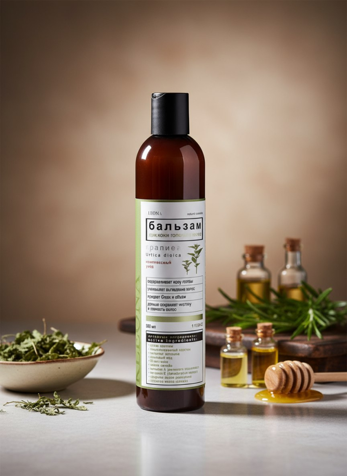 Бальзам "Крапива" для кожи головы и волос, 350 мл