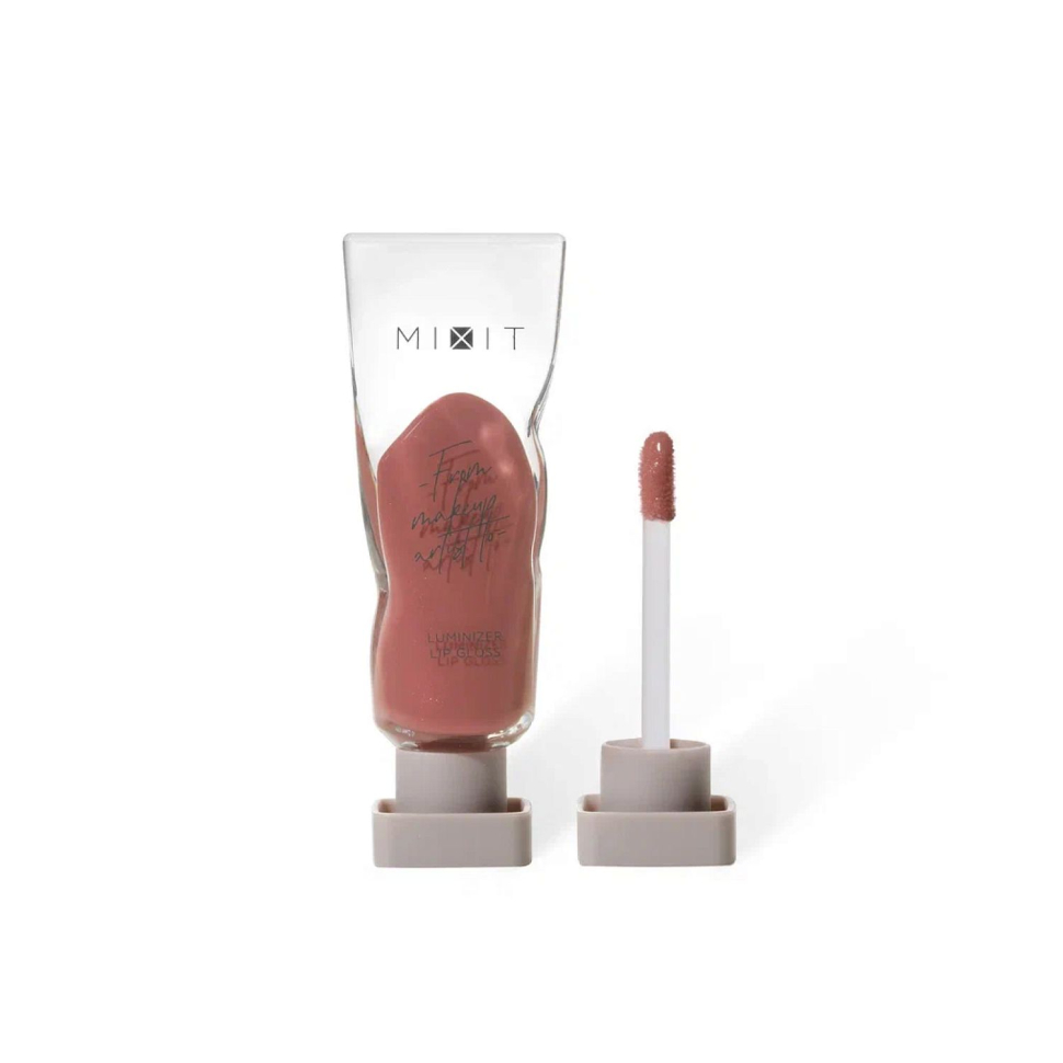 Блеск для губ moon symphony (коричнево-розовый), 04 Make Up , 5 мл