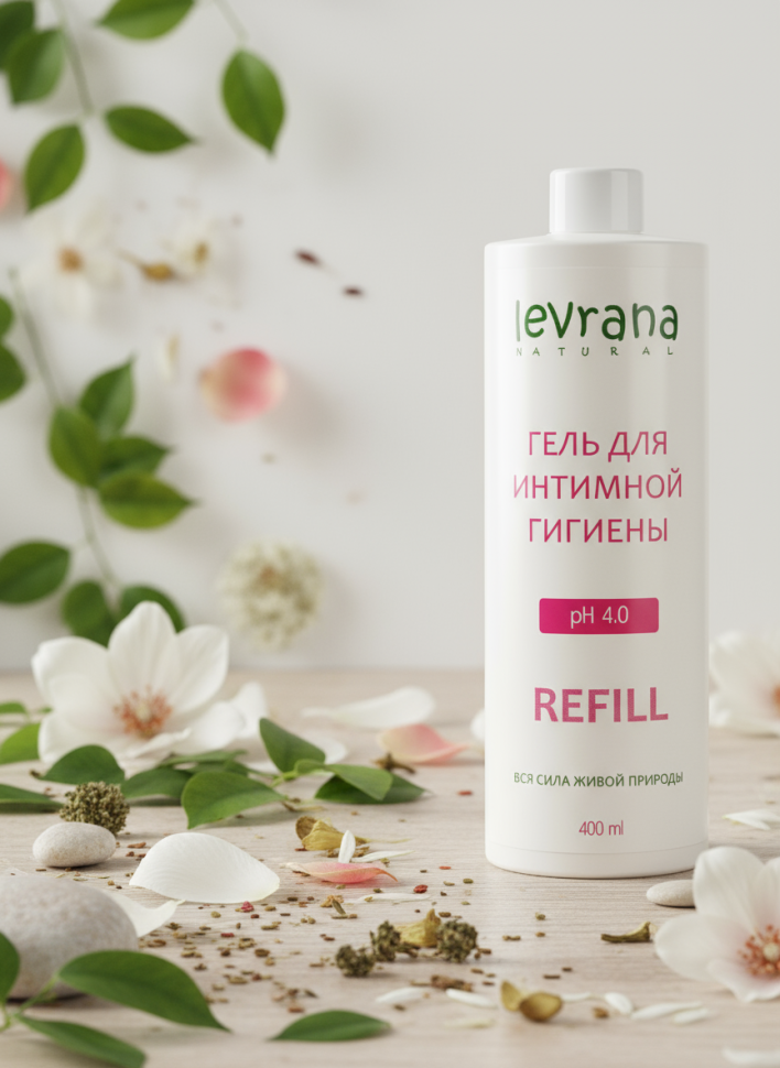 Гель для интимной гигиены рефил с ромашкой, лавандой, календулой, 400 мл