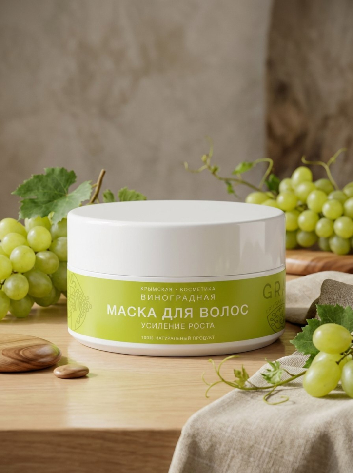 Маска для волос Усиление Роста, Виноградная, 200 мл Маска для волос Усиление Роста, Виноградная, 200 мл