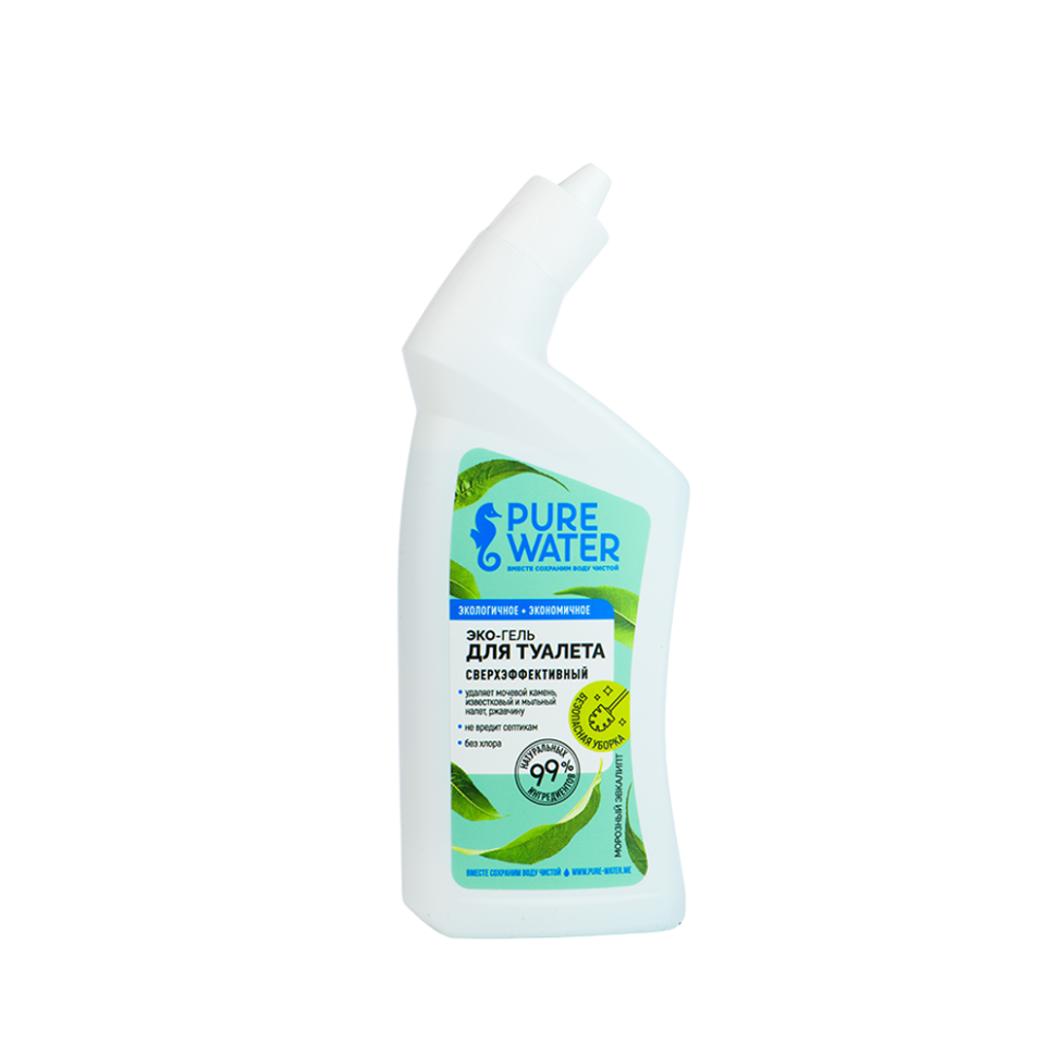 Гель для туалета Морозный эвкалипт Pure Water, 500 мл