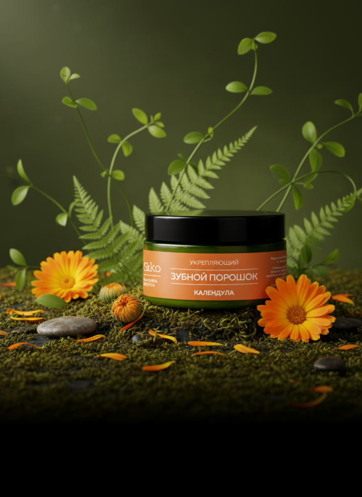 Зубной порошок Календула, укрепляющий,  50 г