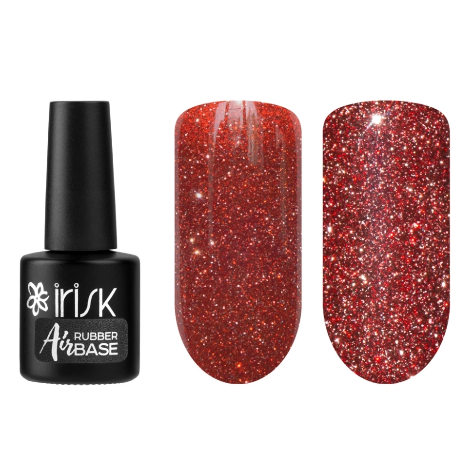 База для гель-лака светоотражающая 28 Dark red Air Rubber Base, 10 мл