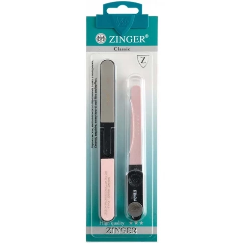 Набор маникюрный пилка керамическая + полировка 3-сторонняя, zo Sis-25 - 1