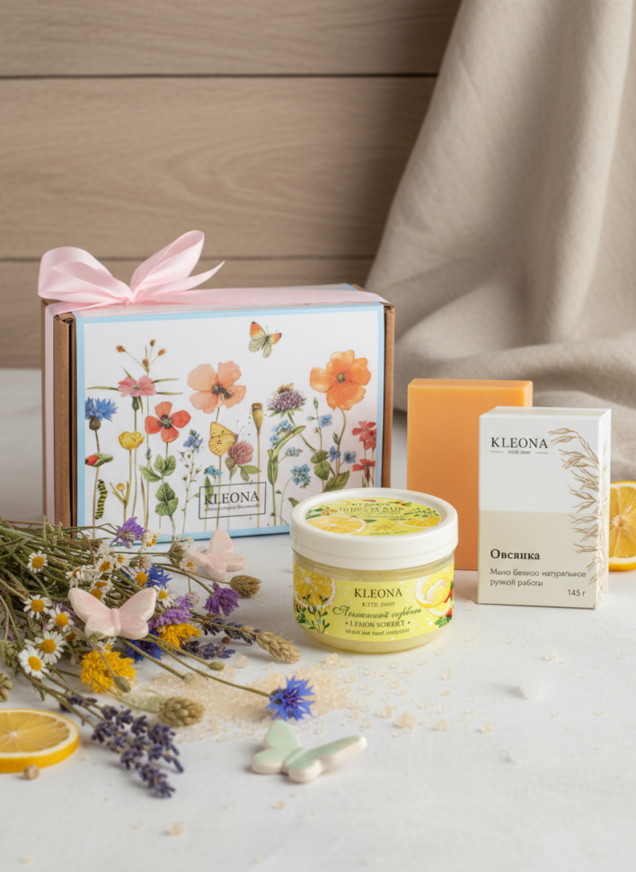 Подарочный набор №10 Женский (Мыло, Скраб)