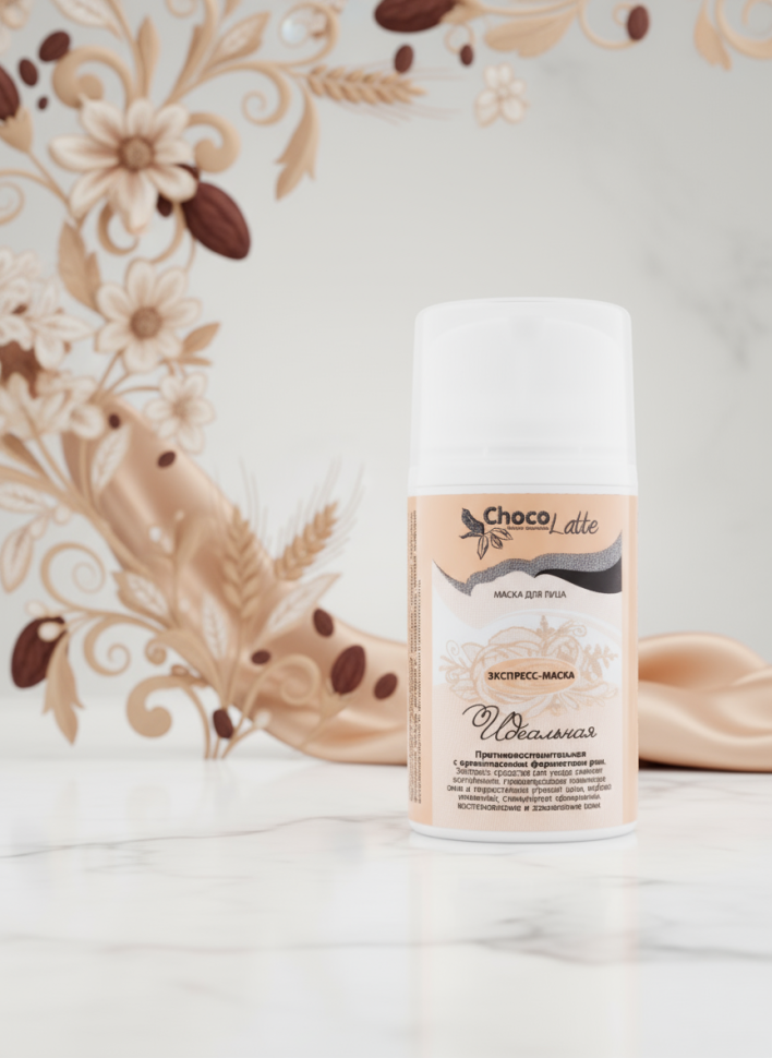 Маска для лица Экспресс-Маска Идеальная противовоспалительная с органическими ферментами ржи, 50 мл