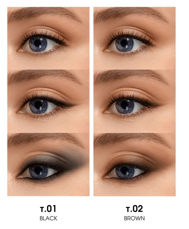Гелевый карандаш-каял для глаз № 02 brown, extreme wear, FOCUS,  (Китай)