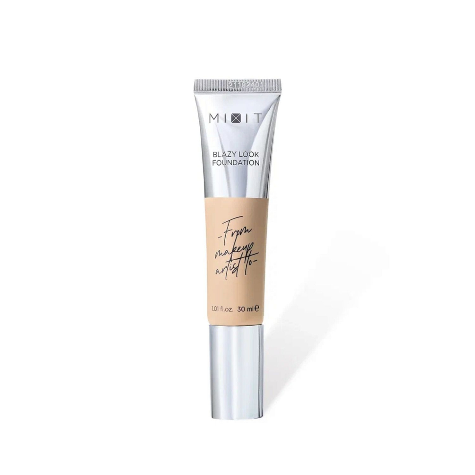 Тональная основа с эффектом сияния №04 pearled ivory (бежевый), Make Up, 30 мл