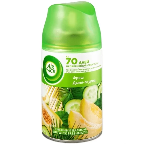 Освежитель воздуха автоматический сменный блок Дыня-огурец, 250 мл