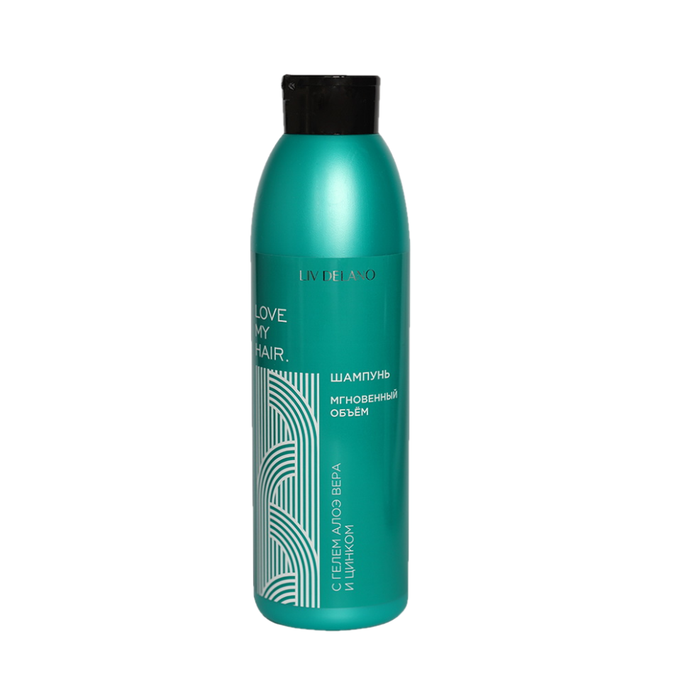 Шампунь Мгновенный объем ILove My Hair с гелем алоэ вера и цинком, 1000 мл