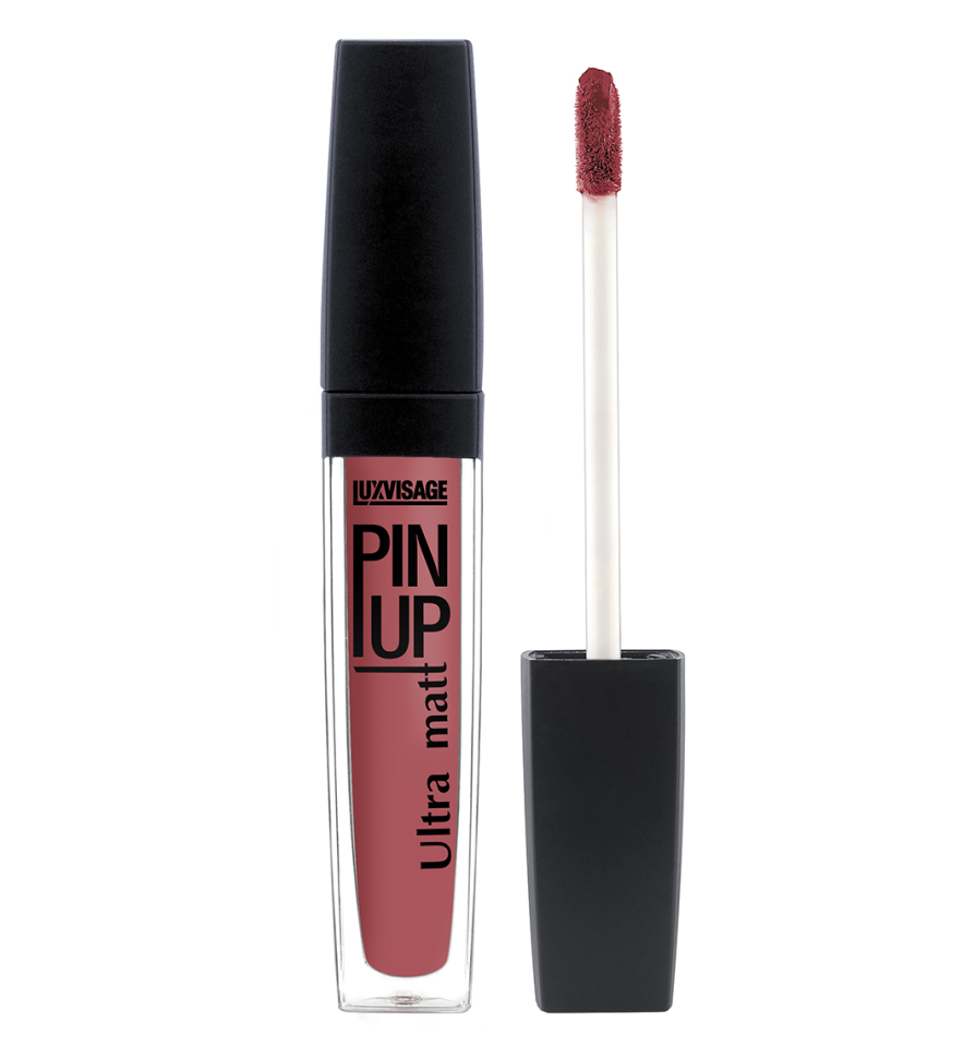 Матовый блеск для губ № 33 Rosewood, PIN-UP ultra matt, LuxVisage, 5 г