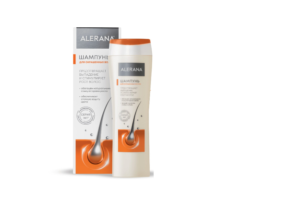 Шампунь для окрашенных волос Придание объёма, ALERANA, 250 мл