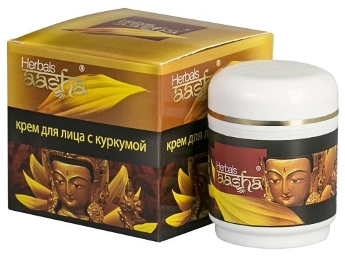 AASHA HERBALS крем для лица с куркумой, 50 мл
