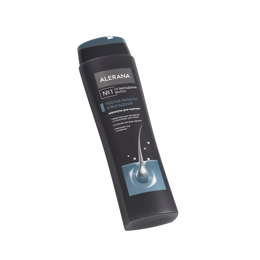 Шампунь для мужчин 2в1 против перхоти и выпадения волос, ALERANA, 250 мл