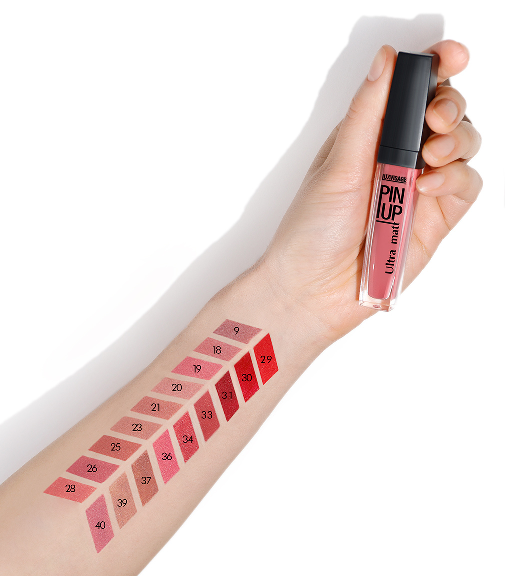 Матовый блеск для губ № 39 Beige Nude, PIN-UP ultra matt, LuxVisage, 5 г