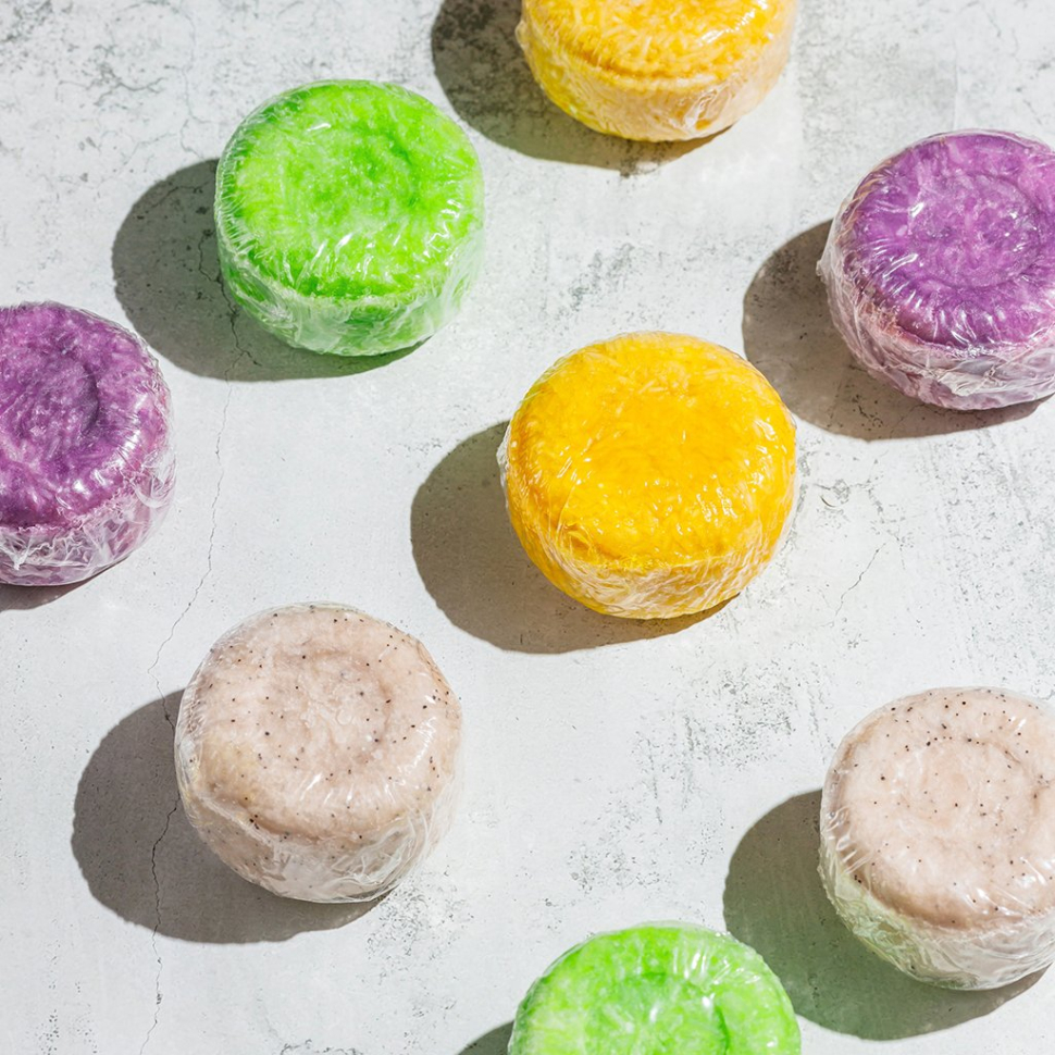 Твердый шампунь для нормальной и жирной кожи головы Лимонно-манговая панакота, 55 г