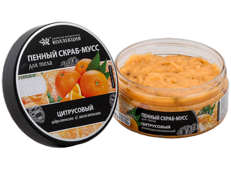 Пенный скраб-мусс «ЦИТРУСОВЫЙ» для тела