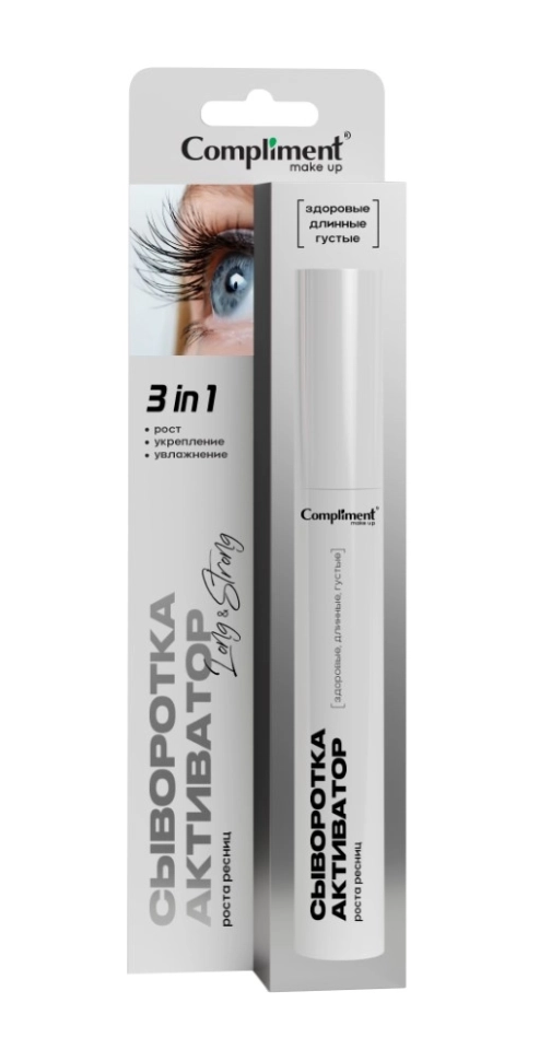 Compliment сыворотка-активатор роста ресниц, 12 мл