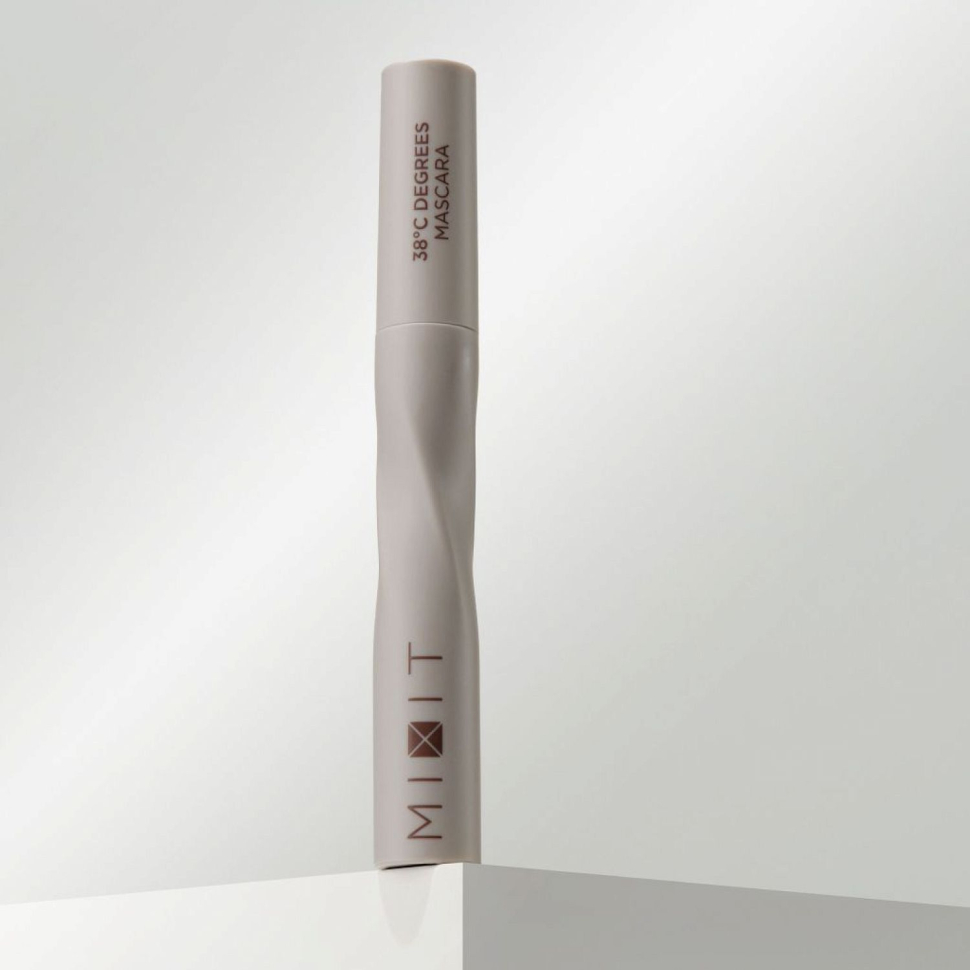 Термотушь для ресниц влагостойкая удлиняющая, черная, MAKE UP, 9.8 г