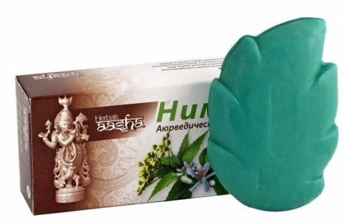 AASHA HERBALS мыло аюрведическое ним 75 г