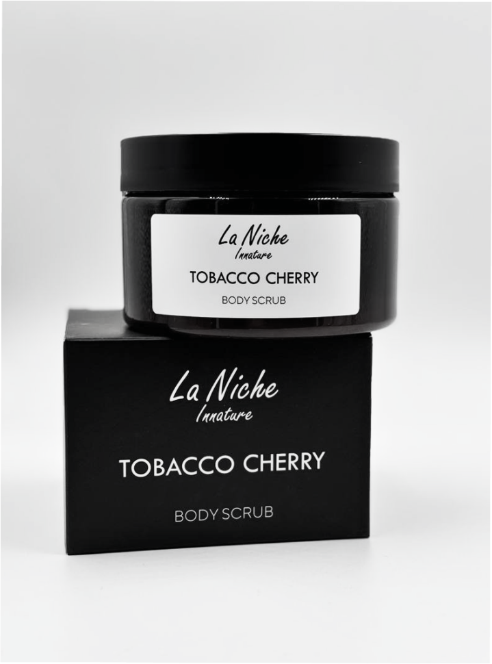 Парфюмированный сахарный скраб для тела Tobacco Сherry, La Niche, 250 мл