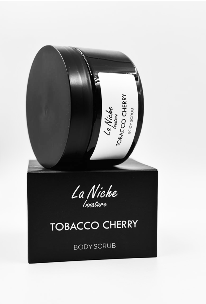 Парфюмированный сахарный скраб для тела Tobacco Сherry, La Niche, 250 мл