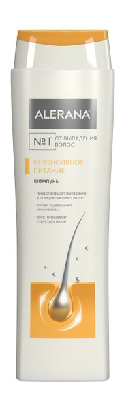 Шампунь для волос Интенсивное питание, ALERANA, 250 мл