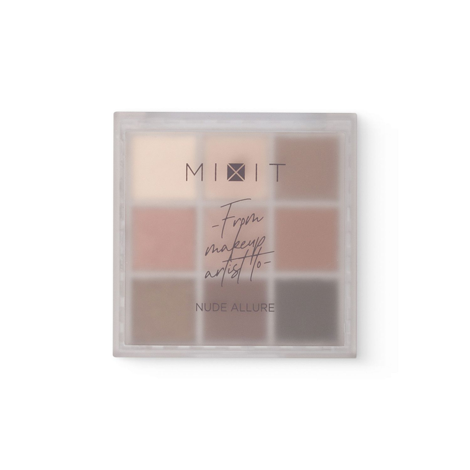 Палетка теней Nude Allurе Make Up, 10 г