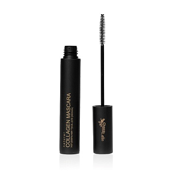 Натуральная тушь для ресниц черная, удлиняющая, с коллагеном COLLAGEN MASCARA, 12 г