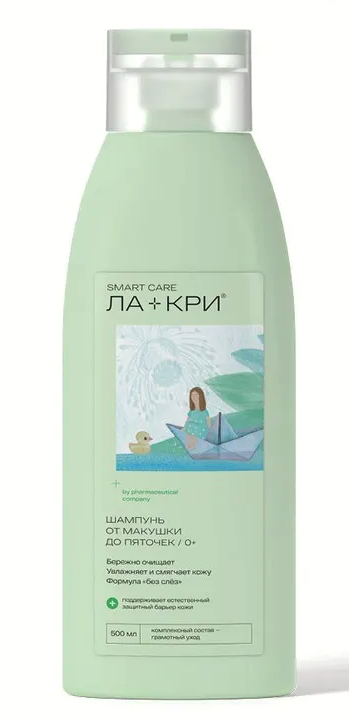 Шампунь от макушки до пяточек для ребенка SMART CARE  0+, 500 мл
