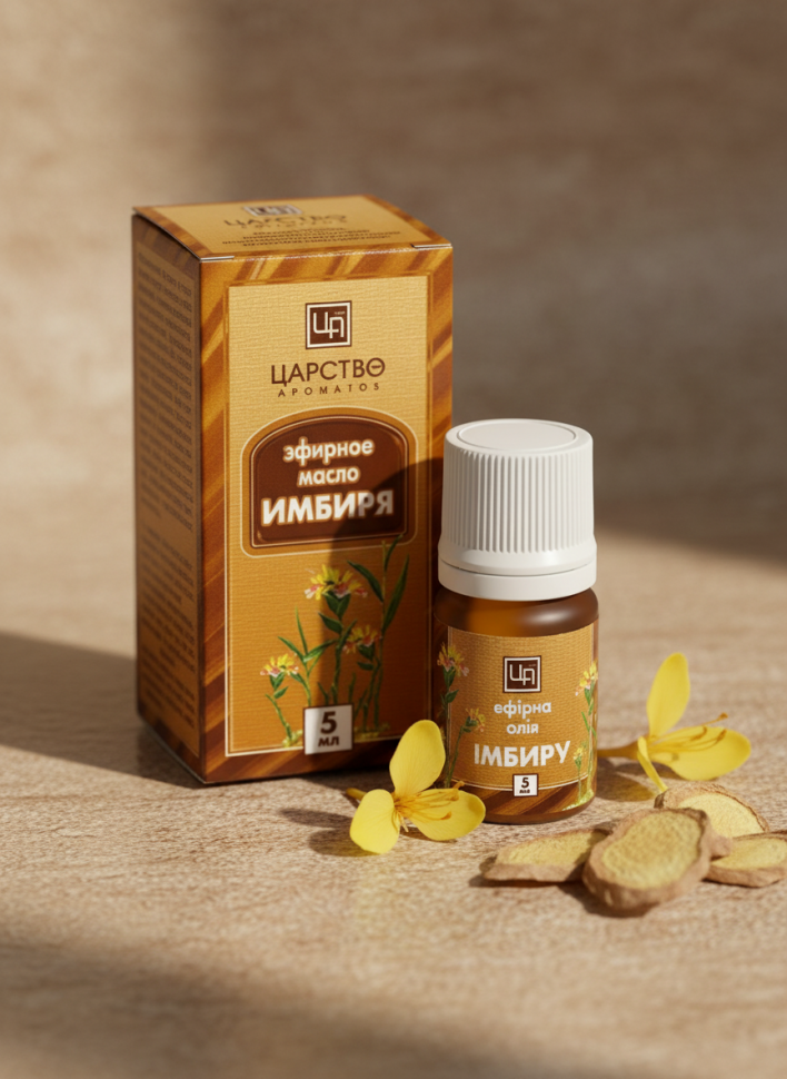 Эфирное масло Имбирь, 5 мл