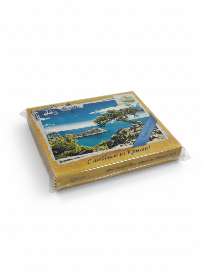 Сувенирный набор крымского мыла Новый свет, 100 г (2 шт по 50 г) Сувенирный набор крымского мыла Новый свет, 100 г (2 шт по 50 г)
