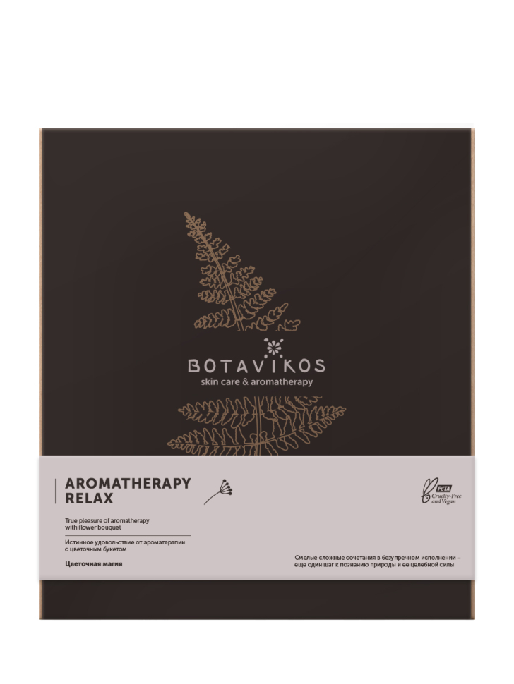 Набор подарочный Aromatherapy Relax (шампунь, бальзам для волос, крем для тела, бальзам для губ, мыло)