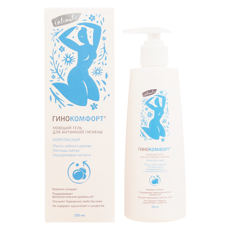 Гель для интимной гигиены моющий комплексный с маслом чайного дерева, 200 мл